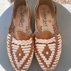 Authentic Leather Huarache Sandals